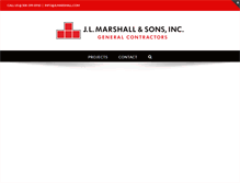 Tablet Screenshot of jlmarshall.com